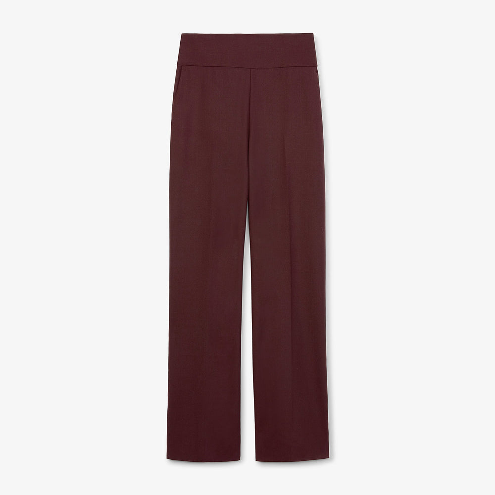 Packshot image of the Hadley Pant-Sharkskin in garnet