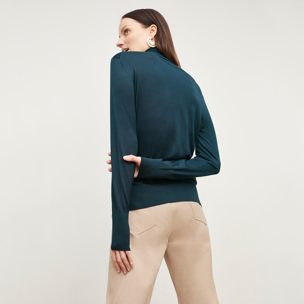 Elizabeth Turtleneck, Deep Sea, image 3 of 6