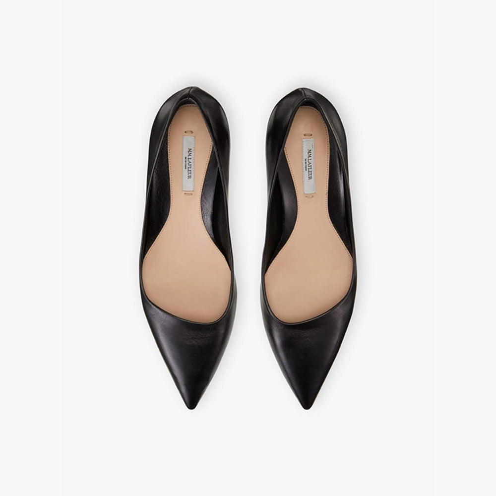 still image of the lillian pump in black