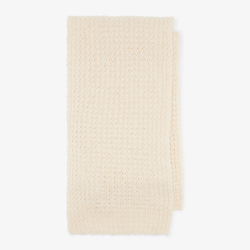 Packshot image of the scarf in ivory