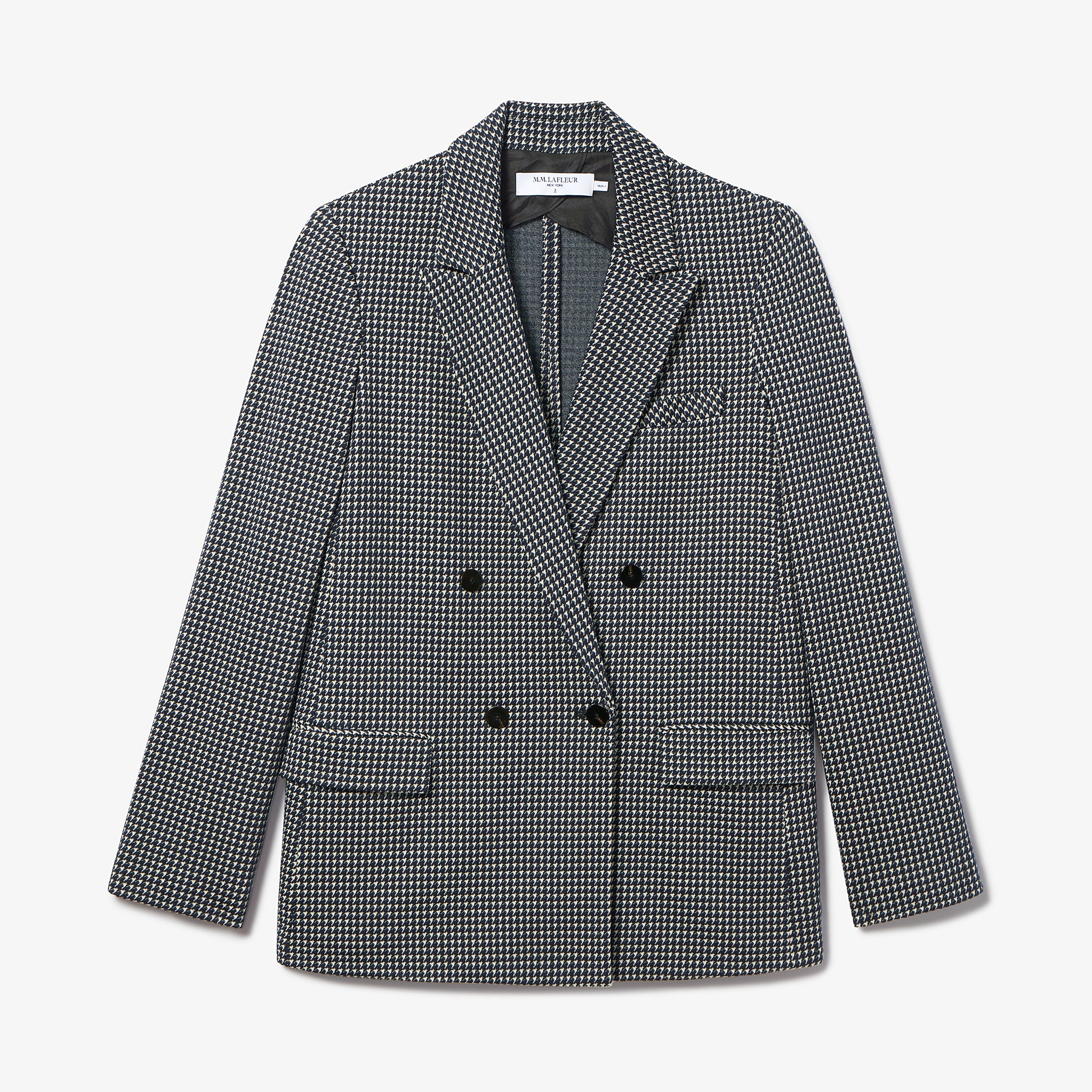 Packshot image of the ohara blazer in black and white