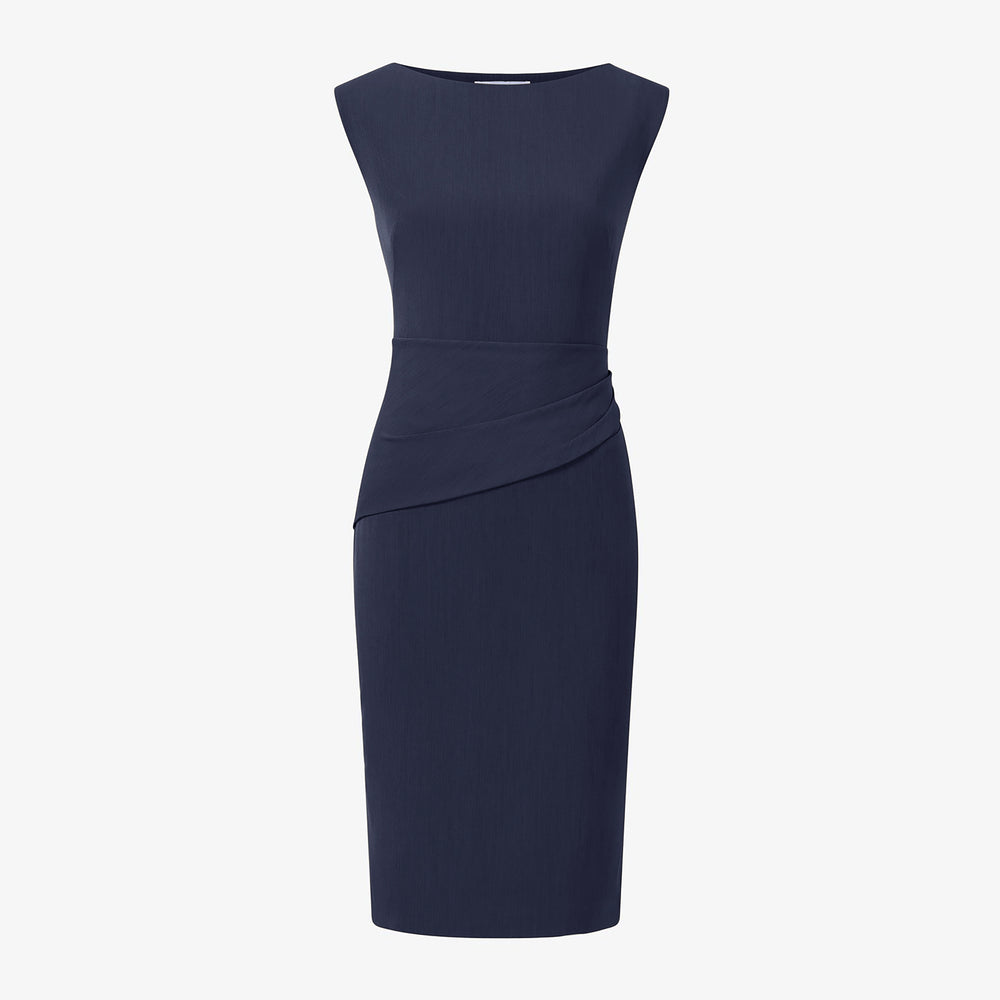 Packshot image of the maisie dress in midnight