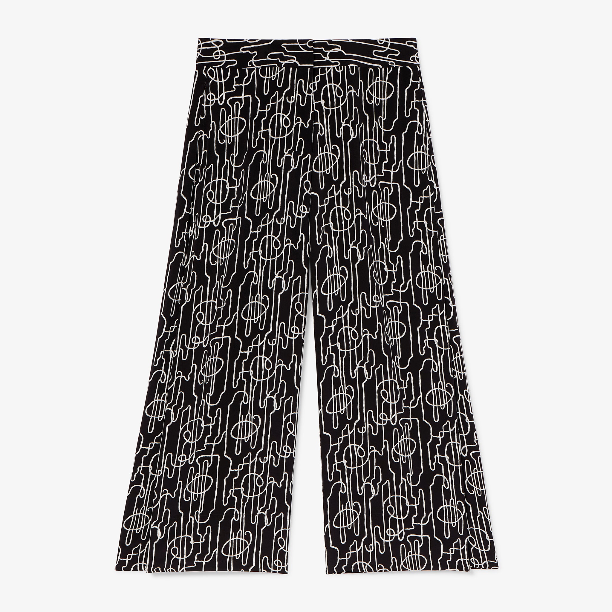 packshot image of the zhou culotte in symphony print