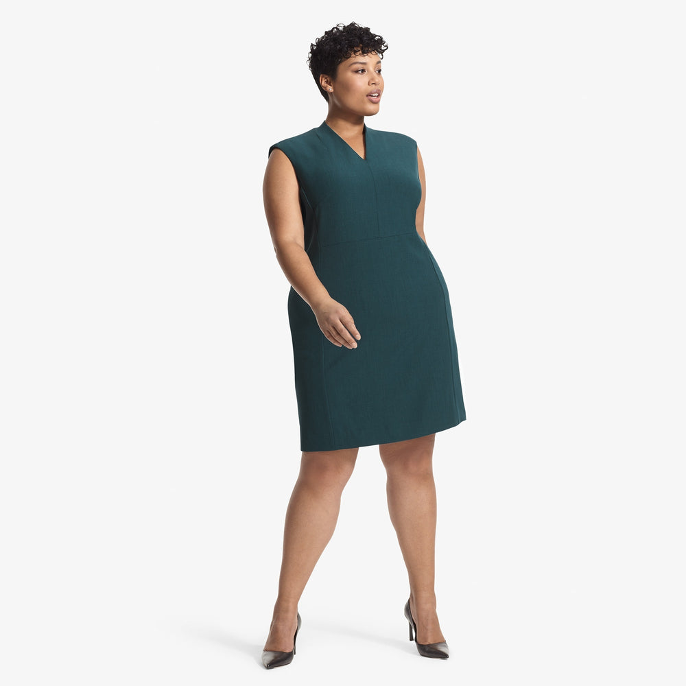 Aditi Boardroom Dress, Rainforest, image 4 of 6